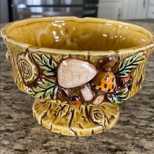 Lefton mushroom cookie jar (no lid)